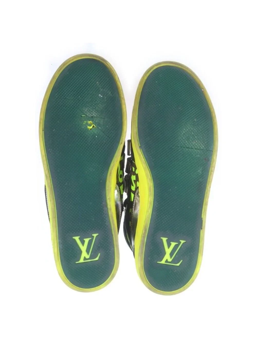 Louis Vuitton Steven Sprouse Monogram Graffiti High Cut Sneakers Multi